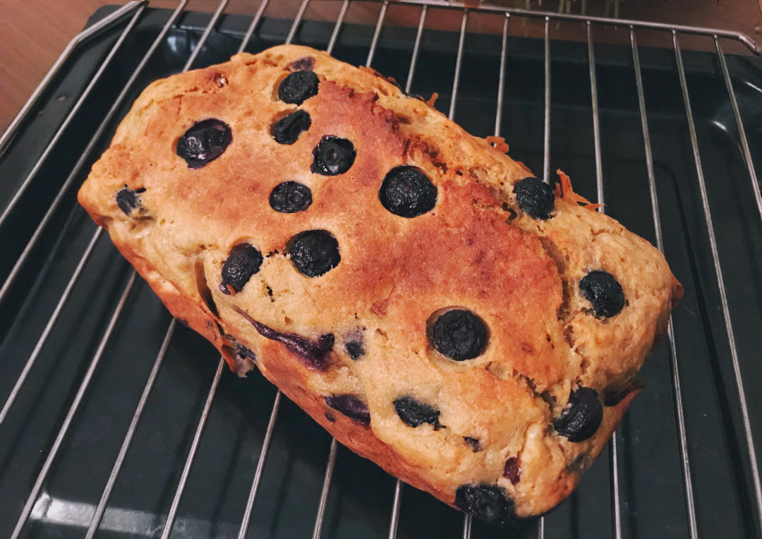 100%全谷物香蕉快手面包丨健康·烘焙