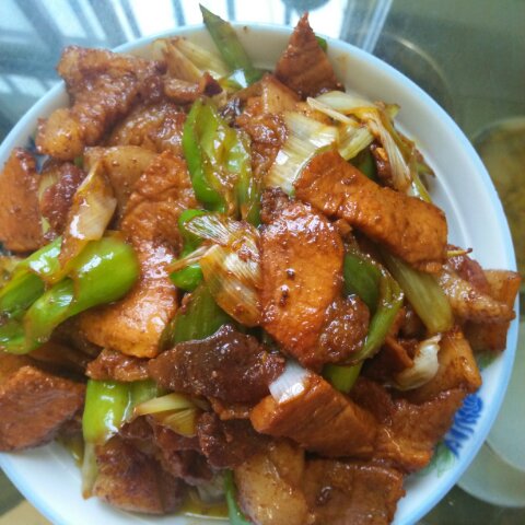 葱爆肉片