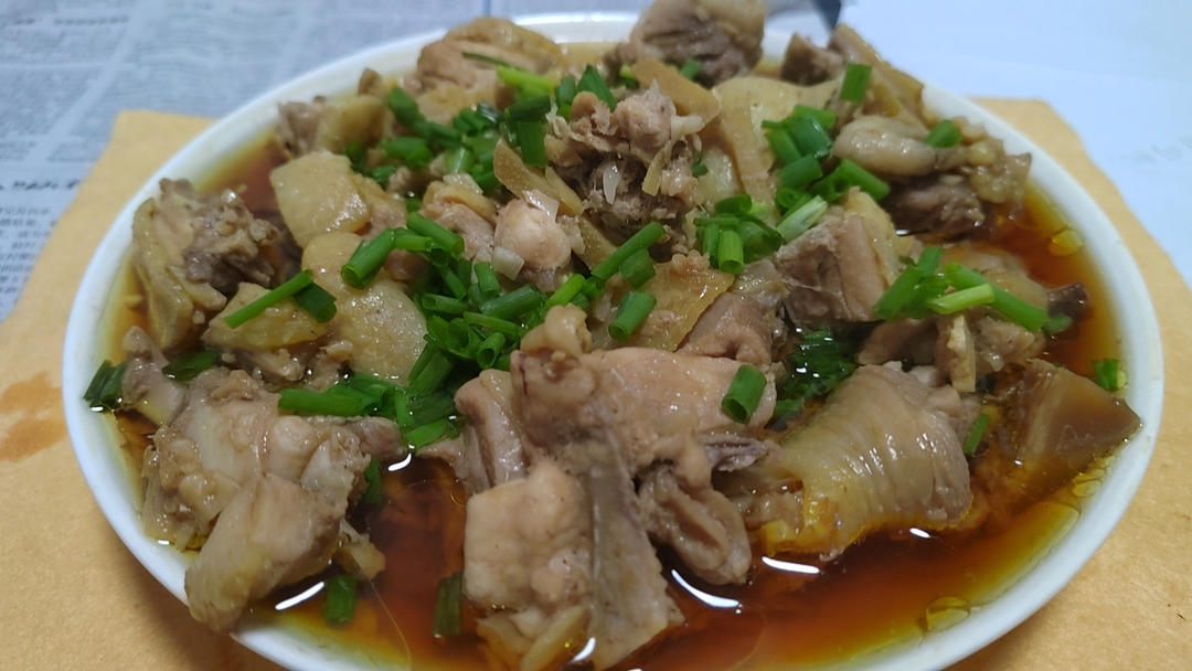香菇蒸滑鸡