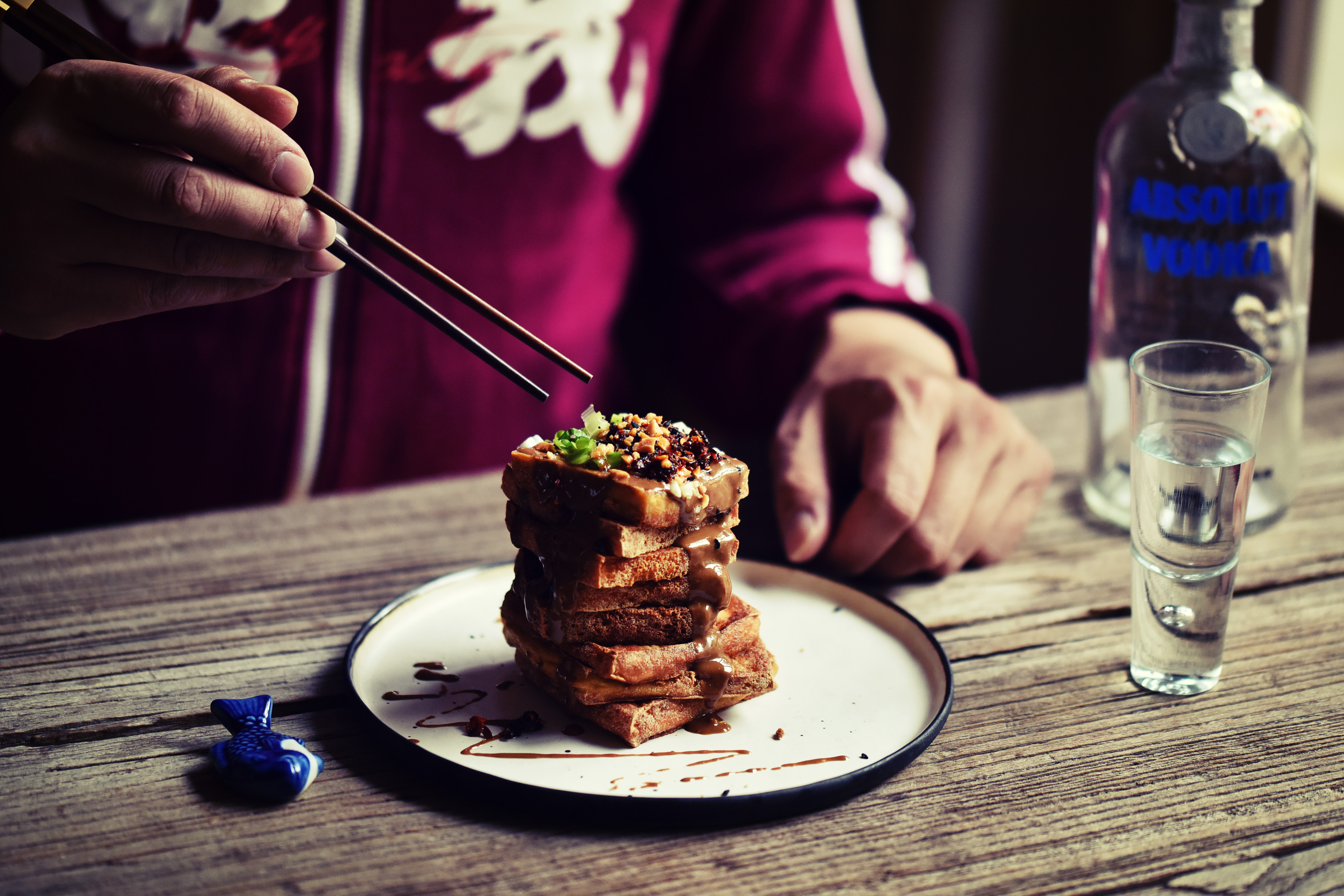 光棍节吃豆腐 —简易版油炸臭豆腐的做法 步骤7