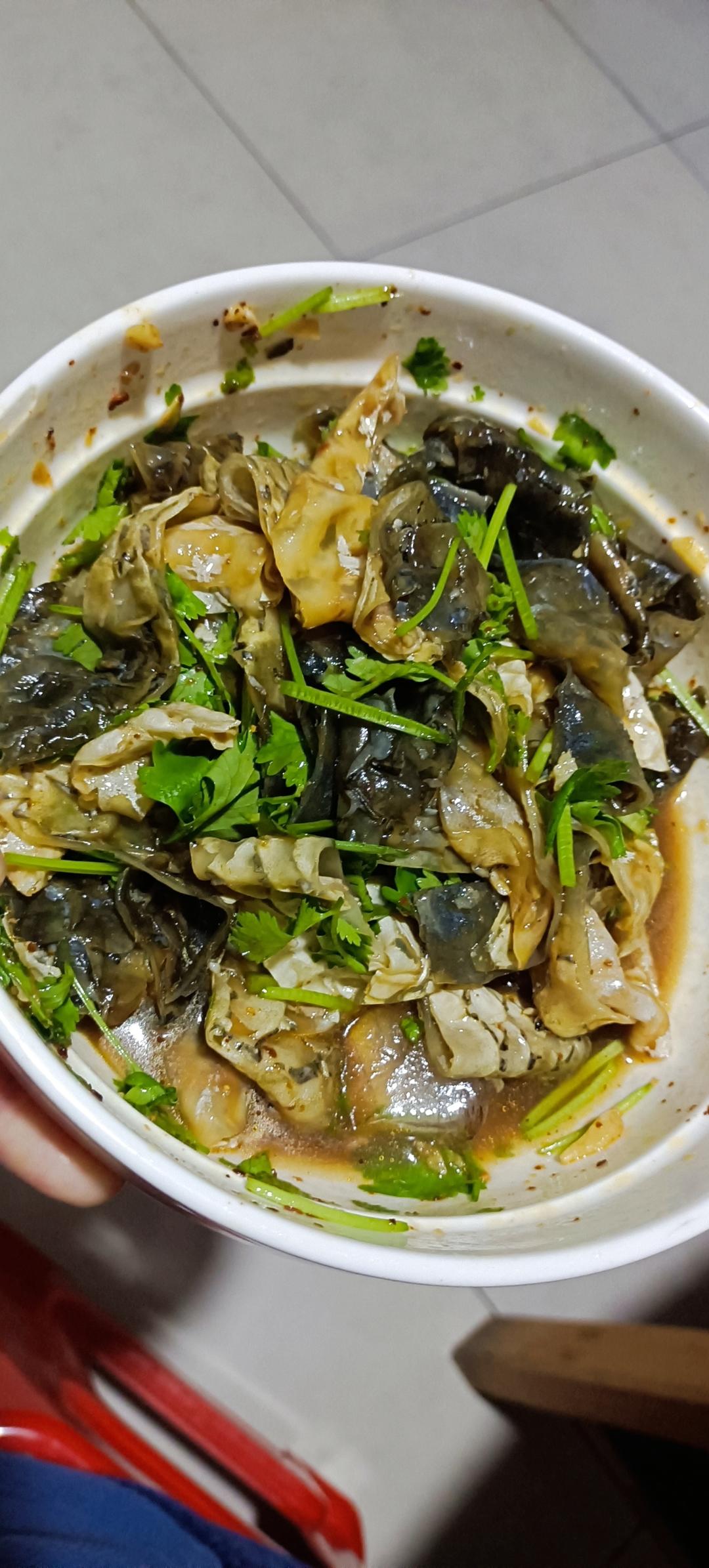 巧取鱼皮(凉拌鱼皮)