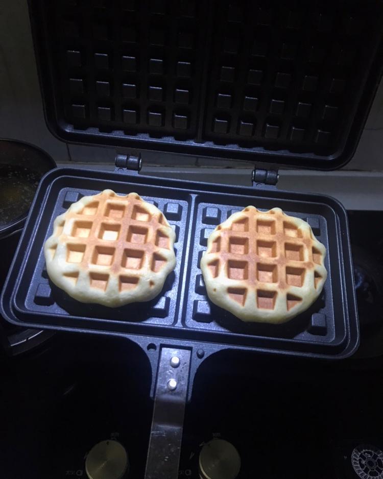紫薯奶酪华夫饼