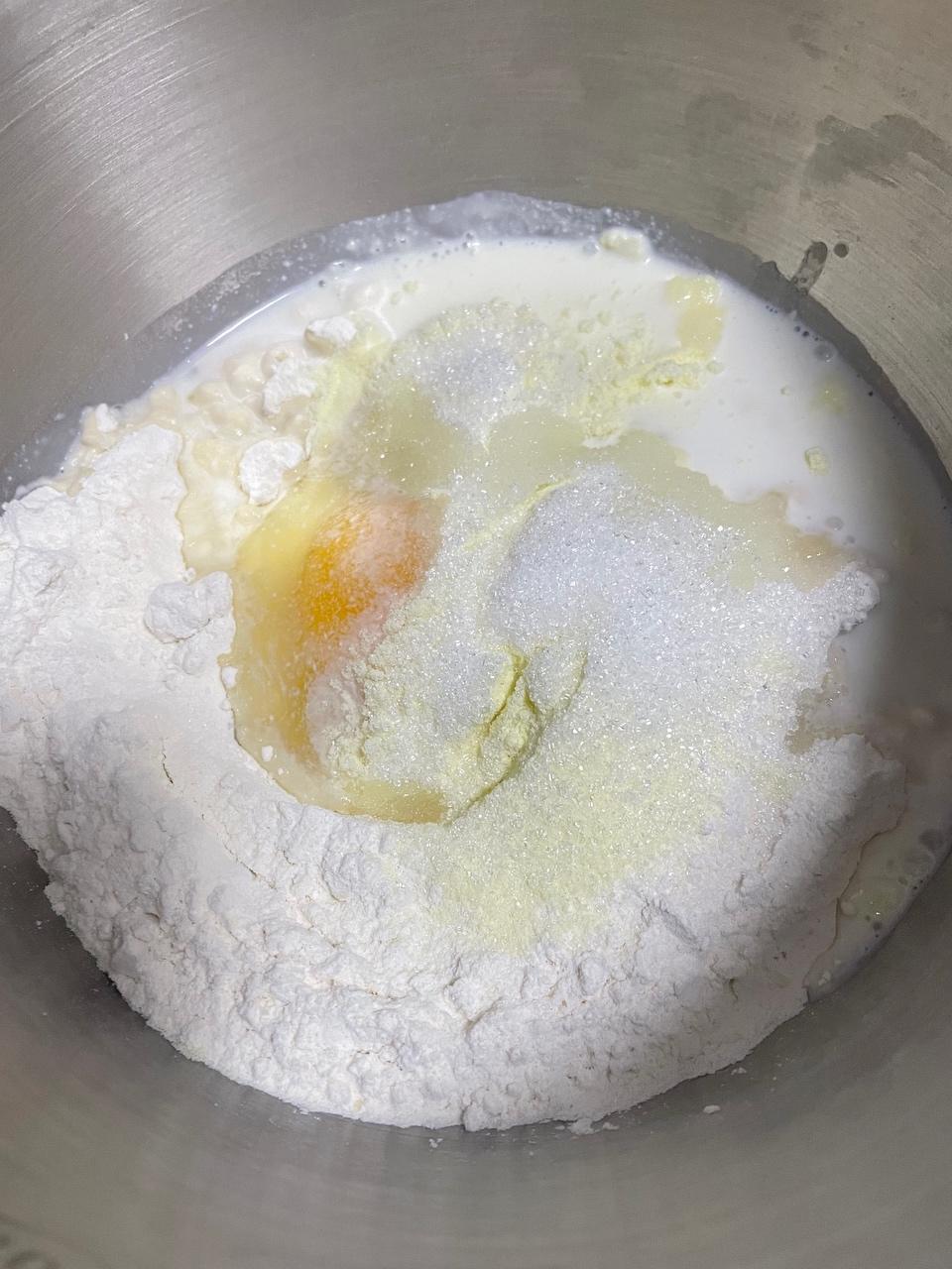 纯奶手撕吐司的做法 步骤1