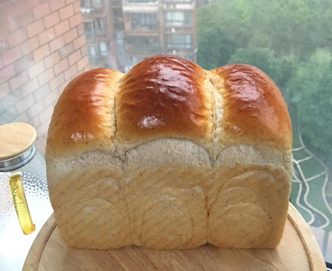 黑全麦波兰种吐司，这么柔软简直怀疑你是个假全麦！