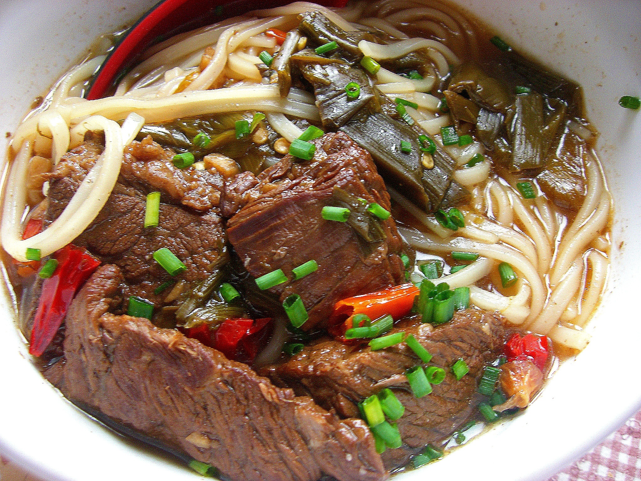 酸辣牛肉面