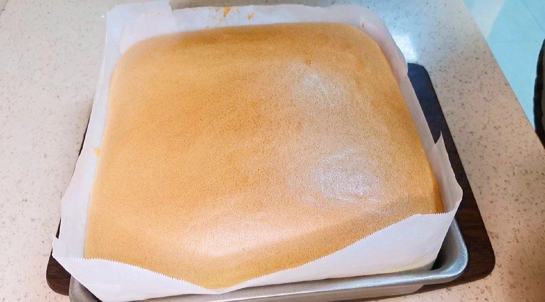 比戚风蛋糕简单的古早芝士蛋糕