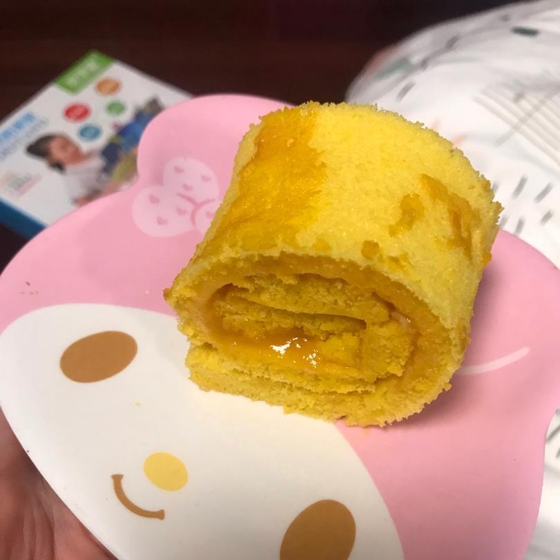 Q弹的橙子果酱蛋糕卷（不是果酱夹馅，是蛋卷里加入了果酱噢）