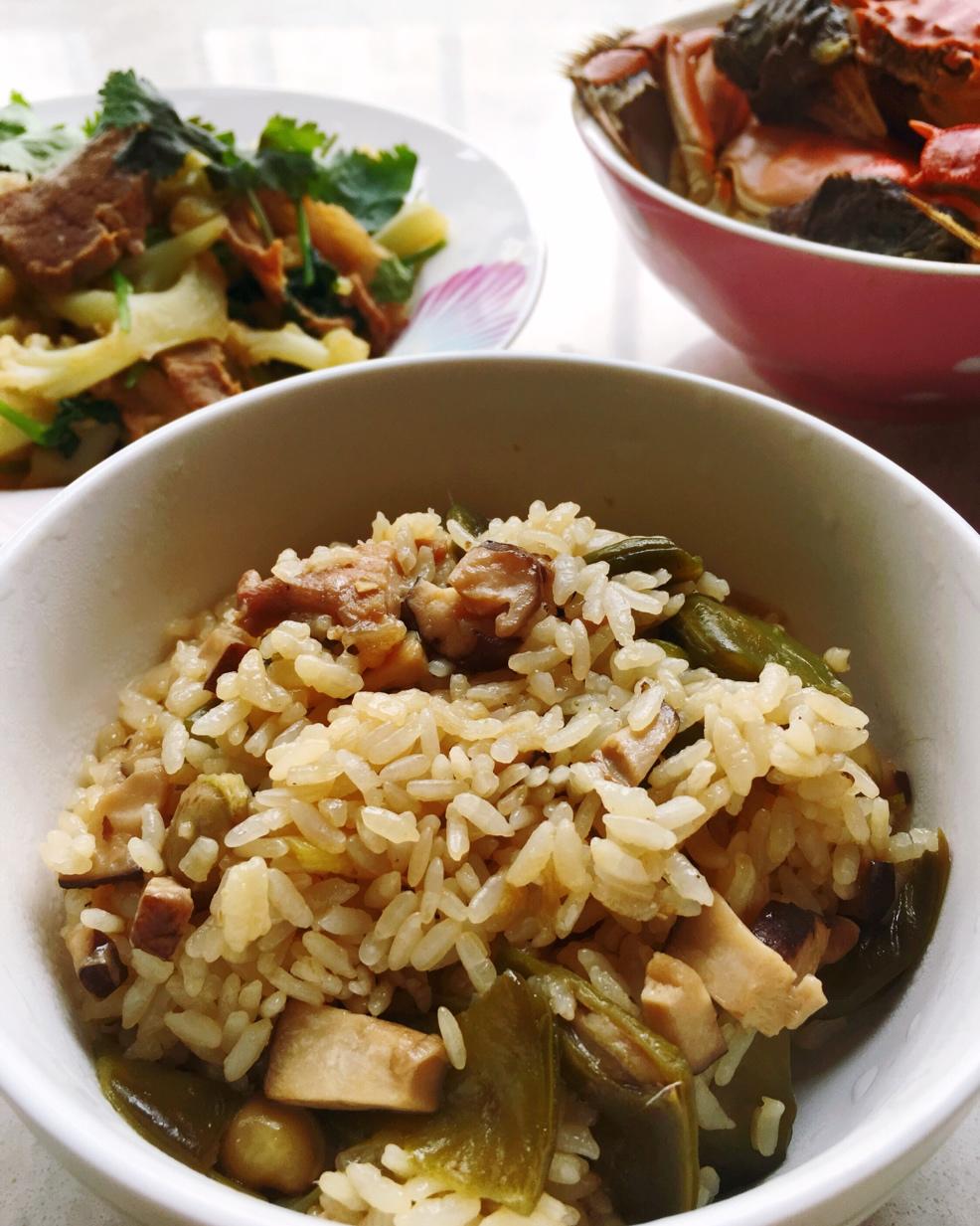 香菇扁豆焗饭～中式便当佳选