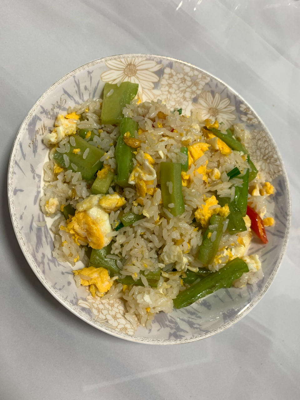 潮汕苦瓜肉饼炒饭（附苦瓜去苦小tips）