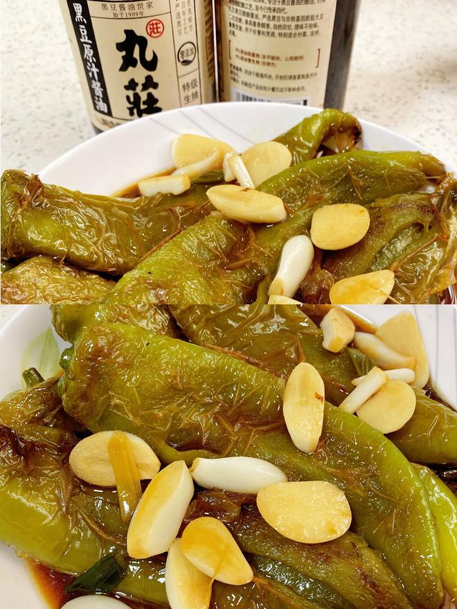 【🔥辣香味足🔥焦香汁浓🔥开胃下饭的虎皮青椒👈的做法步骤图】昊奕妈咪_下厨房