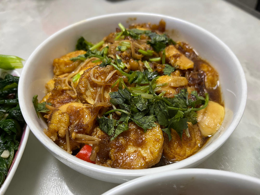 日本豆腐金针菇煲🍲