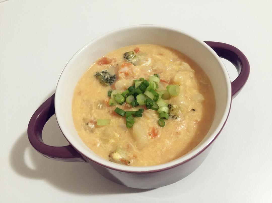 西红柿鸡蛋疙瘩汤