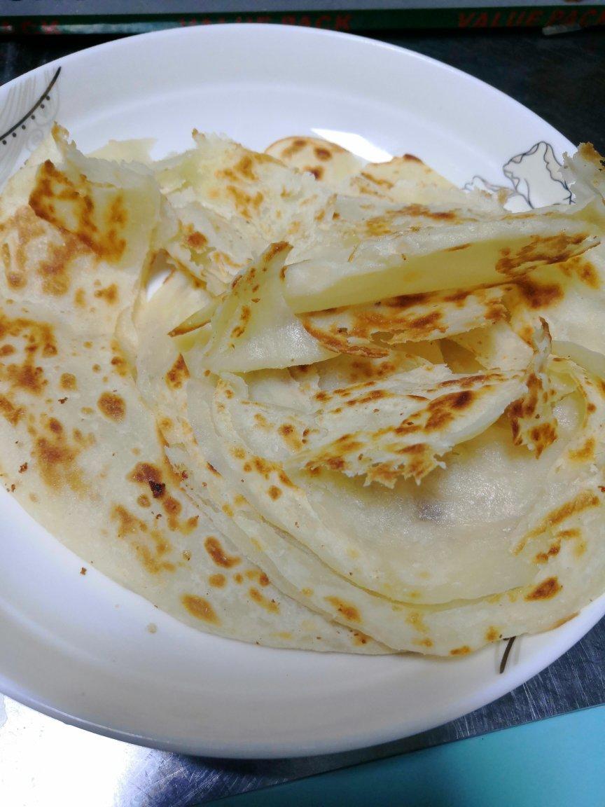 自制奶香手抓饼🌯
