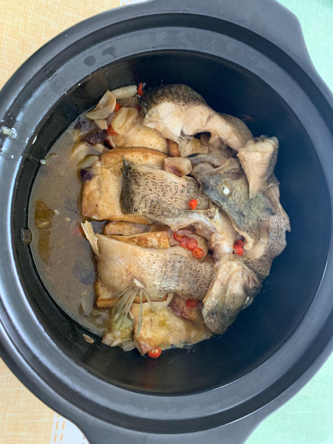 tiger妈咪家常菜之砂锅鲈鱼豆腐煲