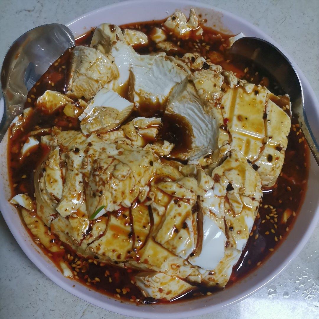 凉拌内脂豆腐
