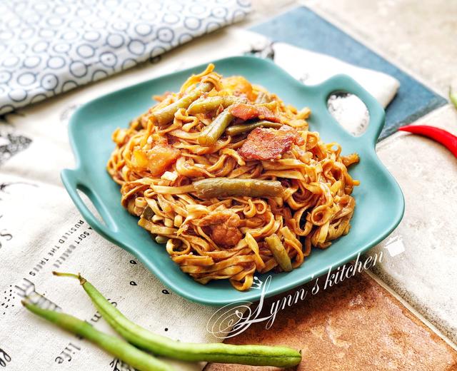 大伤元气的刀豆焖面的做法