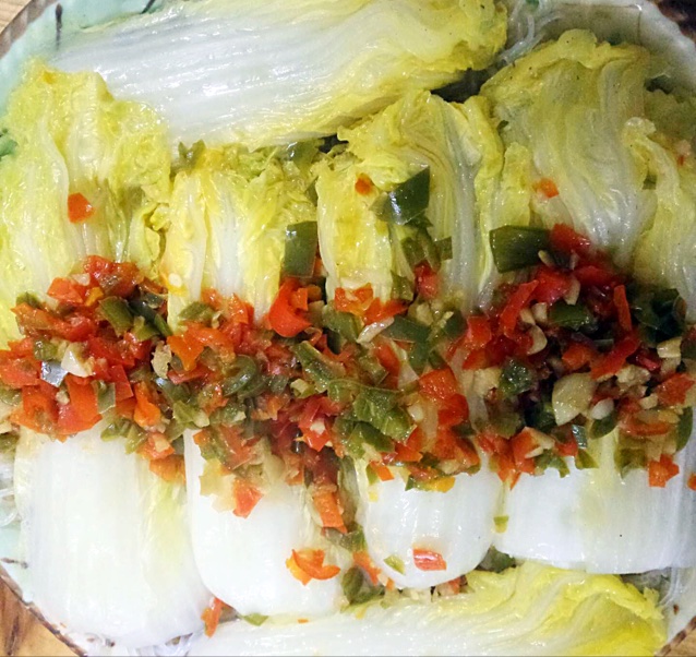 蒜蓉粉丝蒸娃娃菜