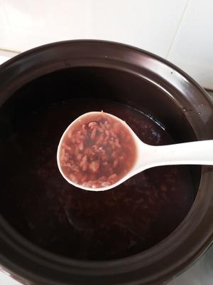 桂花酒酿红豆粥的做法 步骤4