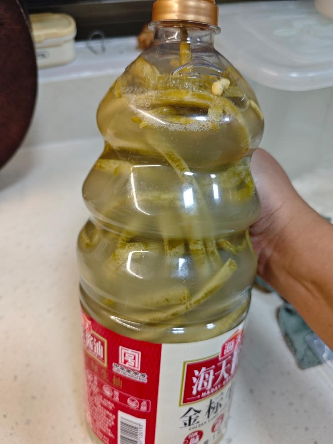 自制酸豆角（史上最简单三天完成）