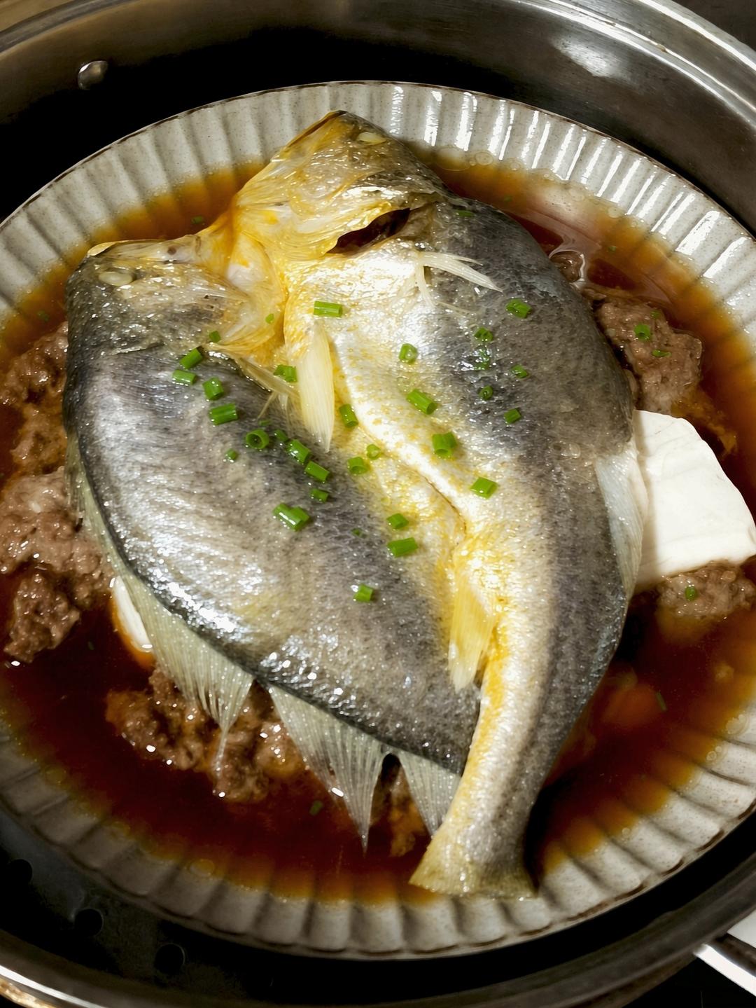 咸蛋蒸肉饼子（酷暑菜）