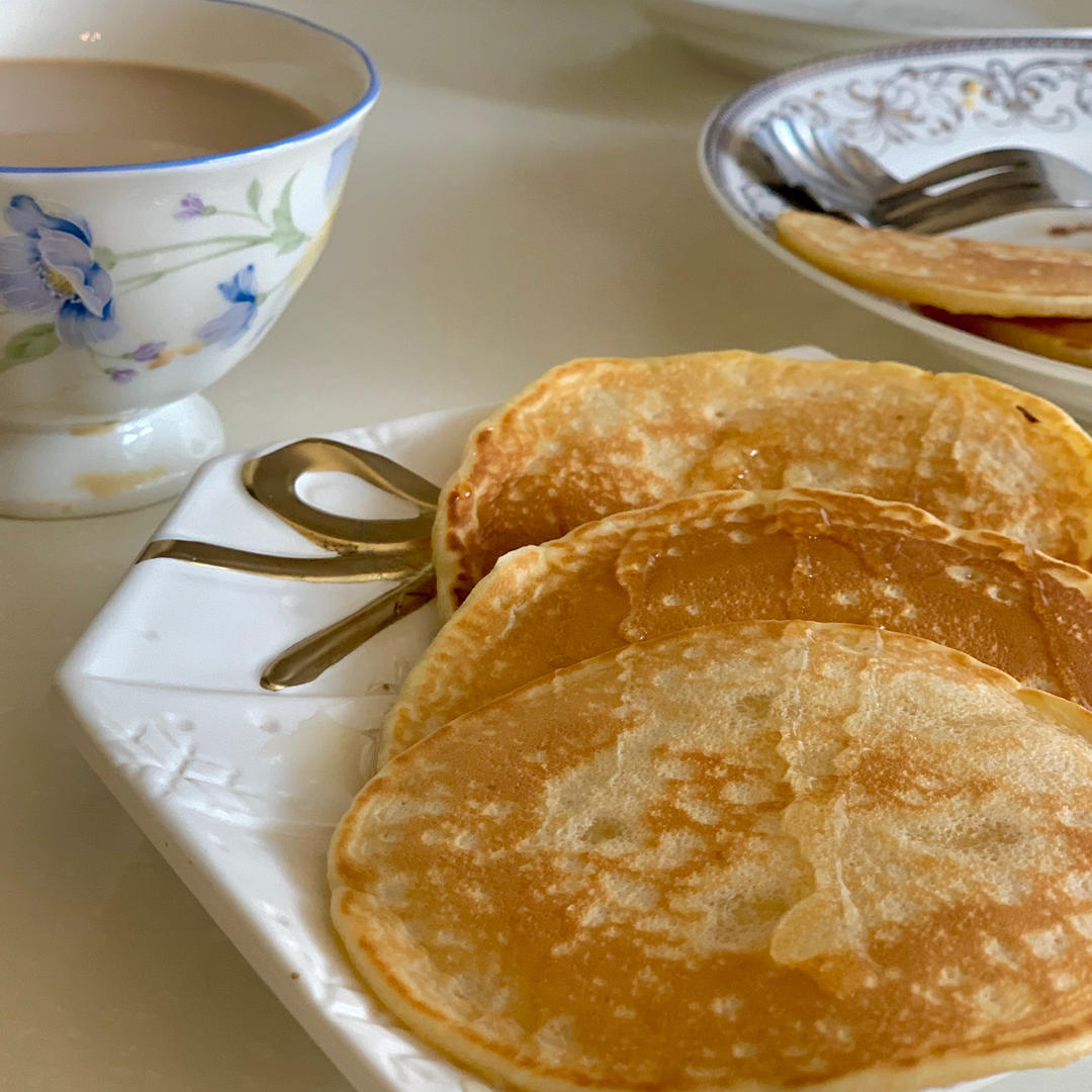 松饼（酒店配方，家里平底锅就可以做，小朋友最爱）