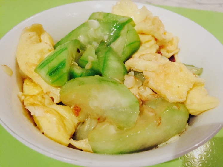 丝瓜炒蛋