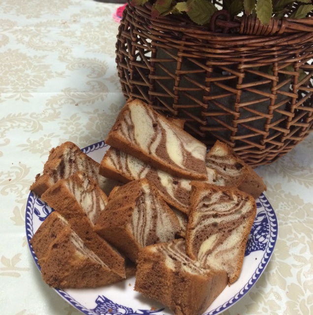 斑马纹戚风蛋糕