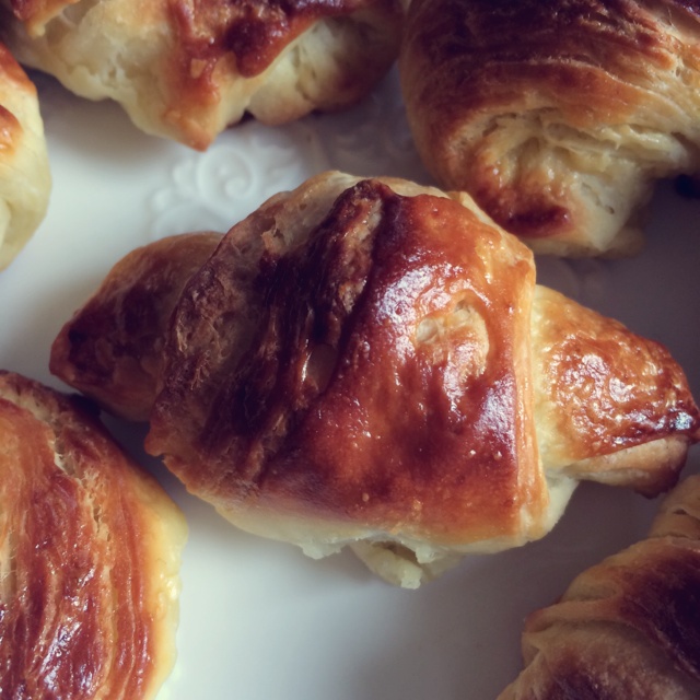 牛角面包Croissant（面包机＋手工）