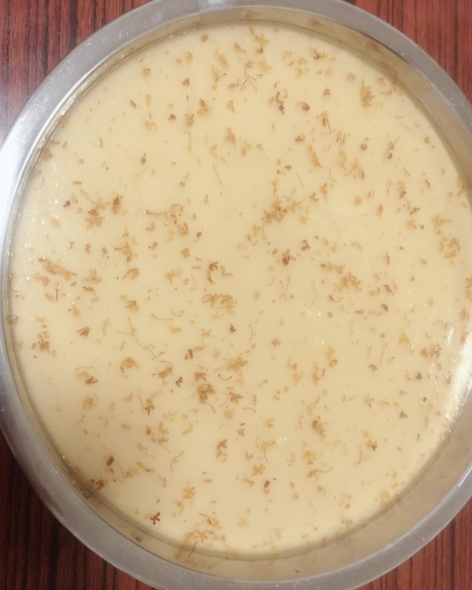 桂花椰汁千层糕(马蹄糕)