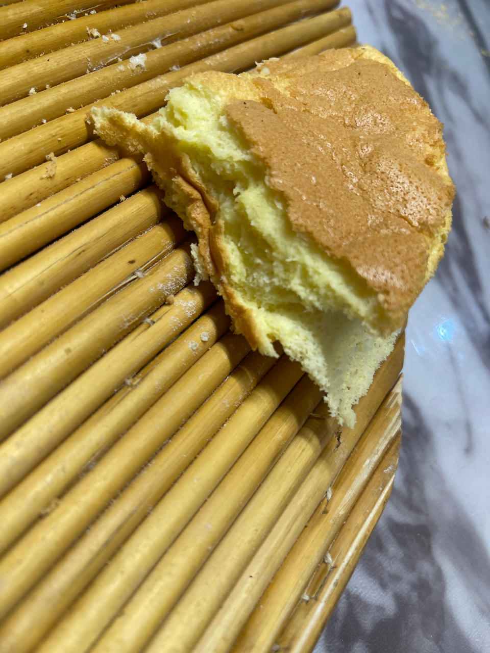 空气炸锅蛋糕 戚风（6寸超详细打蛋/脱模步骤）