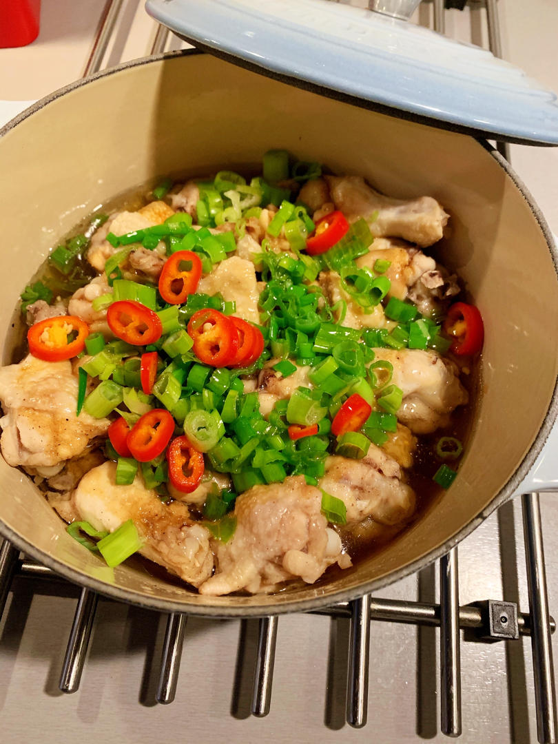 无水葱油鸡｜美食台