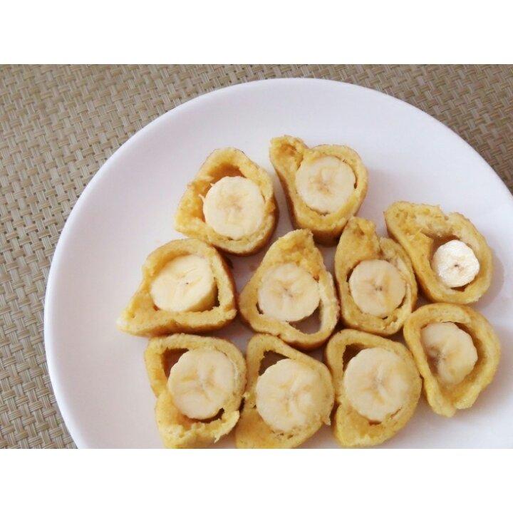 香蕉土司卷。