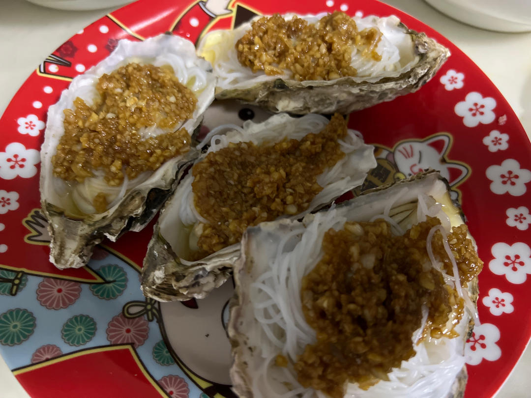 蒜蓉粉丝蒸生蚝肉