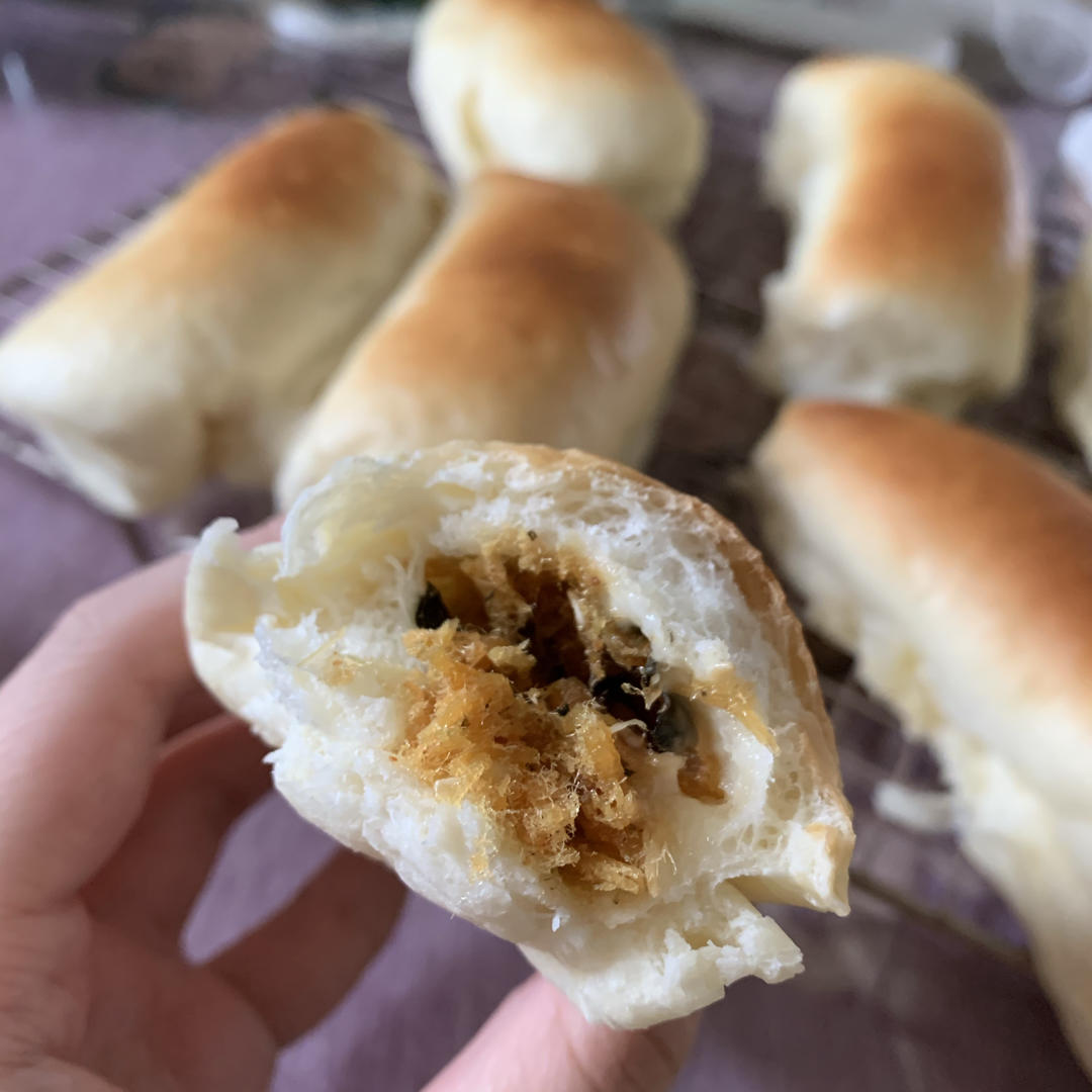 65度汤种松松面包（消耗肉松）
