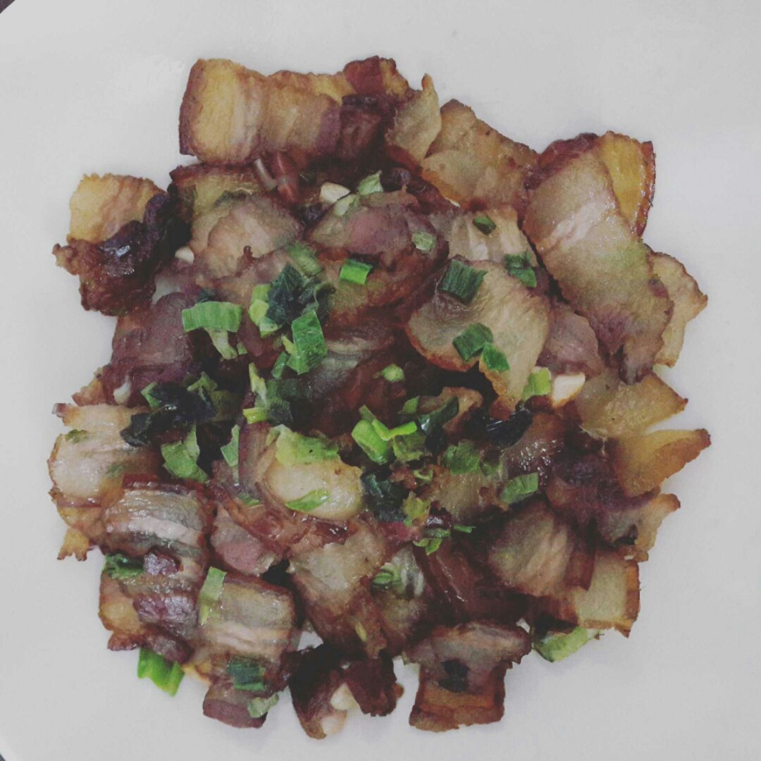 青蒜炒腊肉
