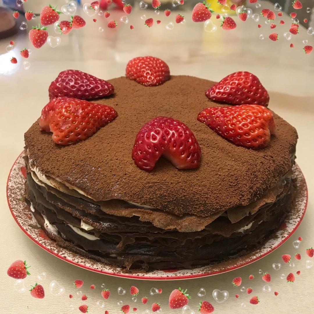 巧克力千层蛋糕