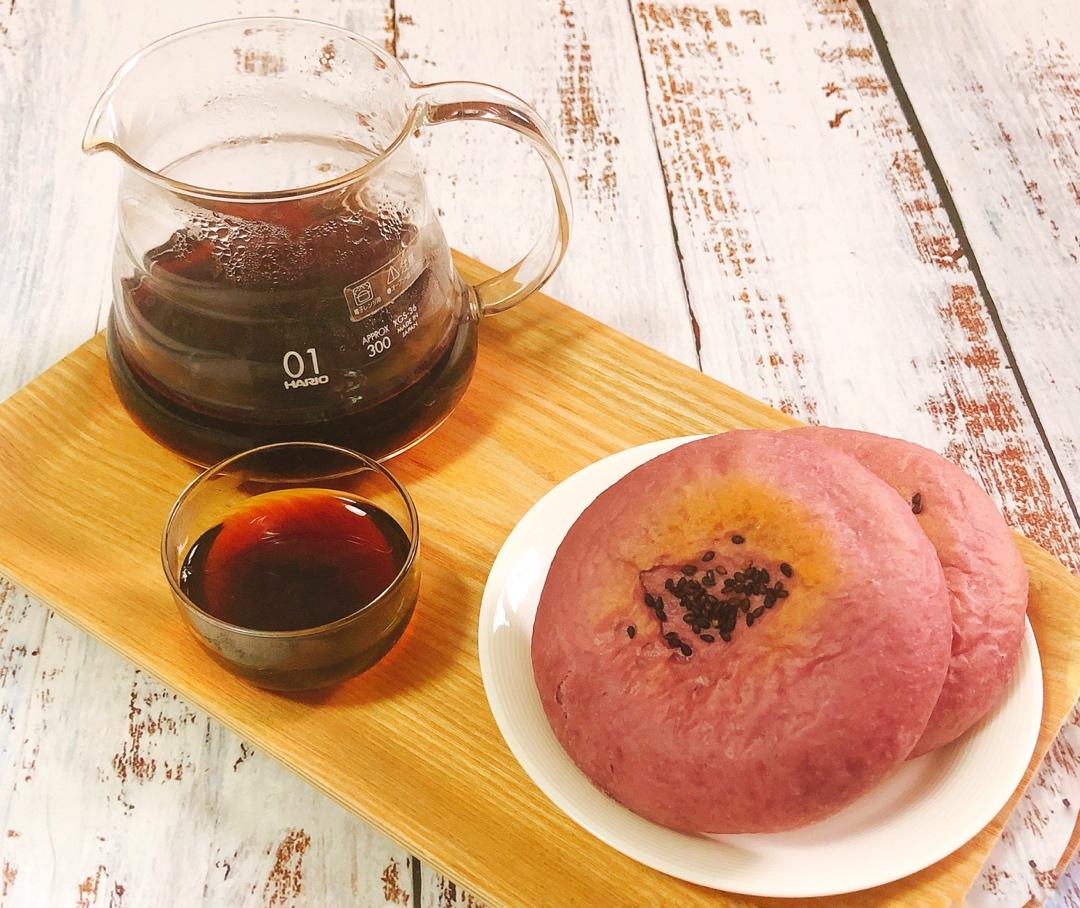 日式紫薯紫糯米包