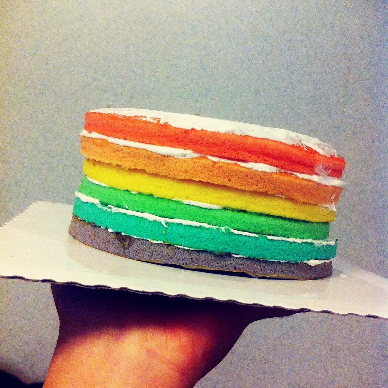 超省事零失败彩虹蛋糕胚6寸的做法