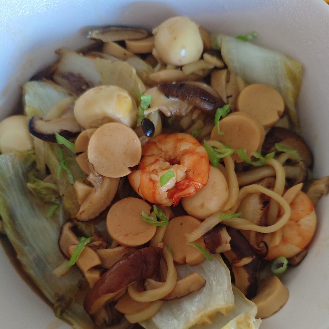 醉好吃的肉末鲜虾素菜煲，鲜香美味又下饭