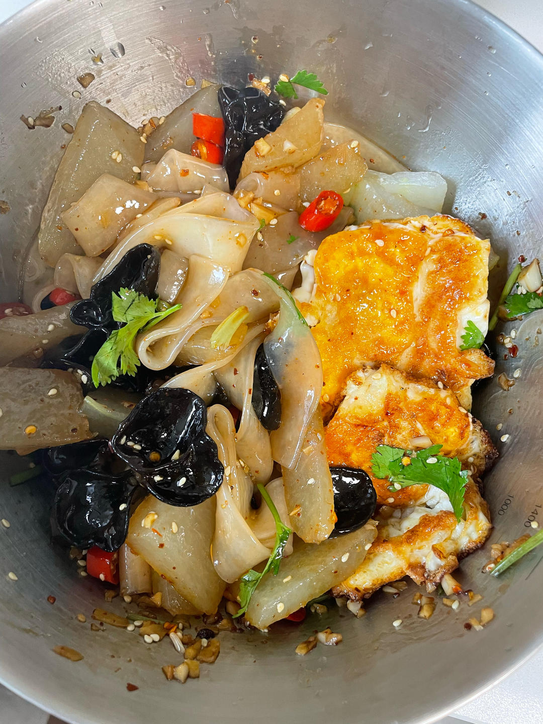 鸡蛋干拌麻辣烫（快手解馋）