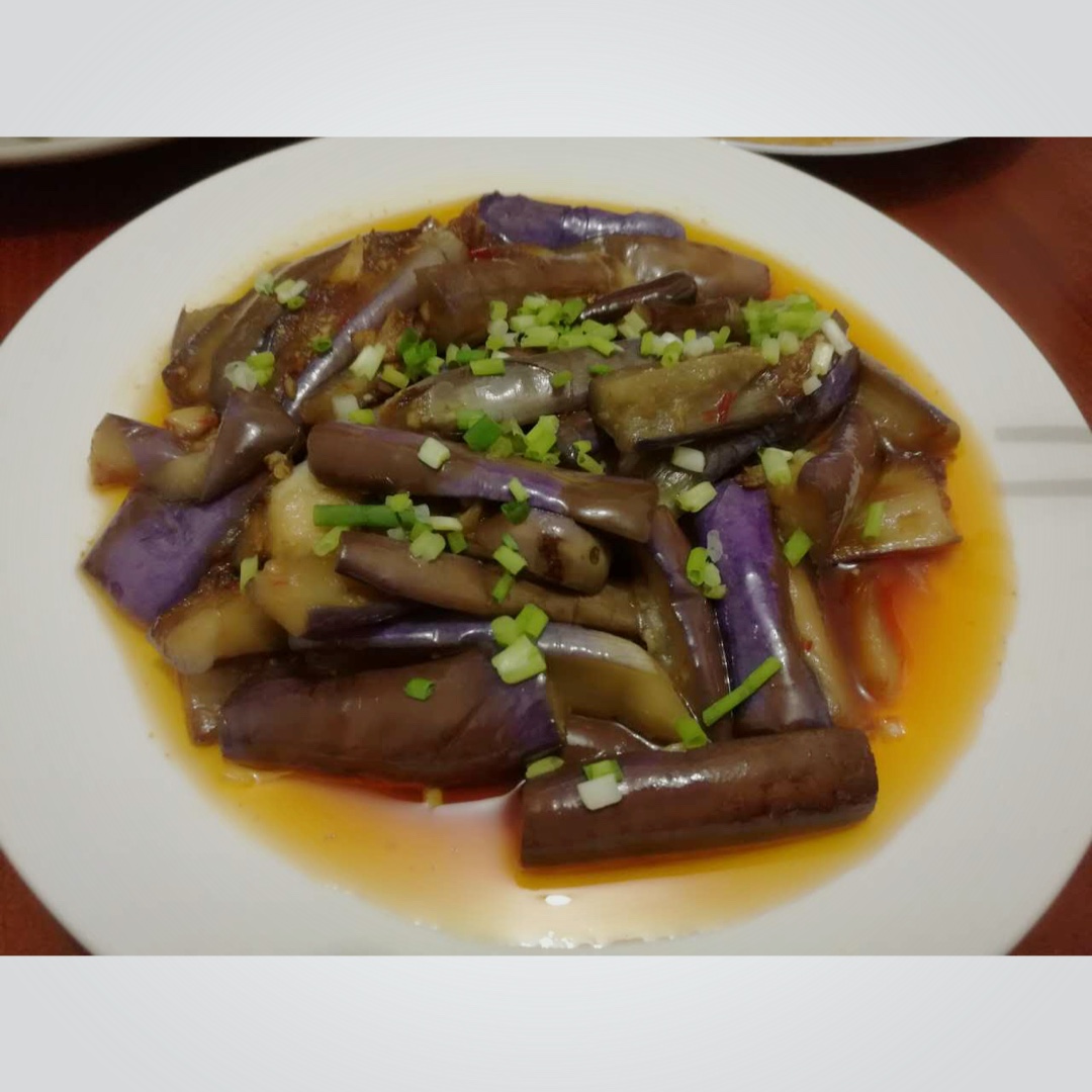 清炒茄子（少油版+视频）