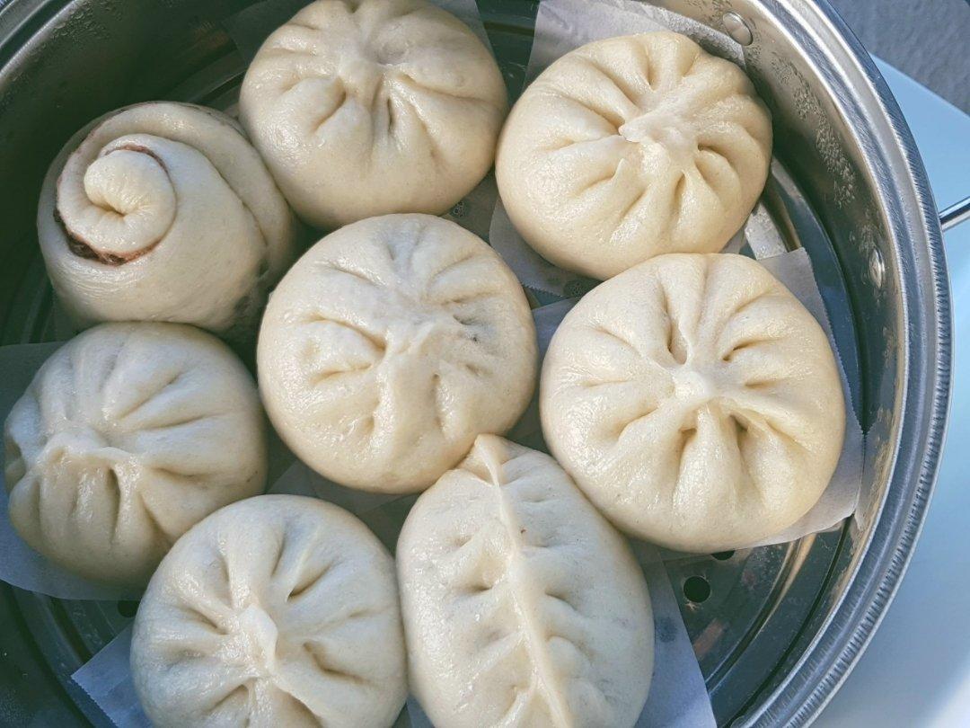 包出有褶子的包子