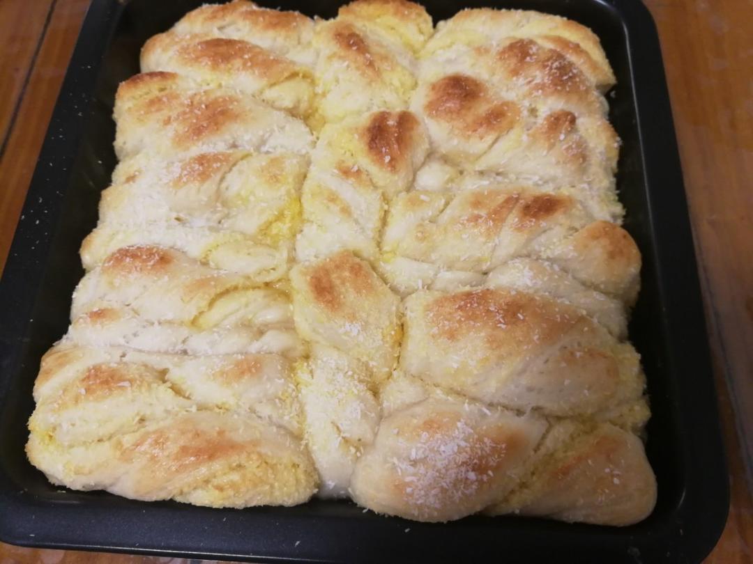 普通面粉椰蓉吐司懒人版