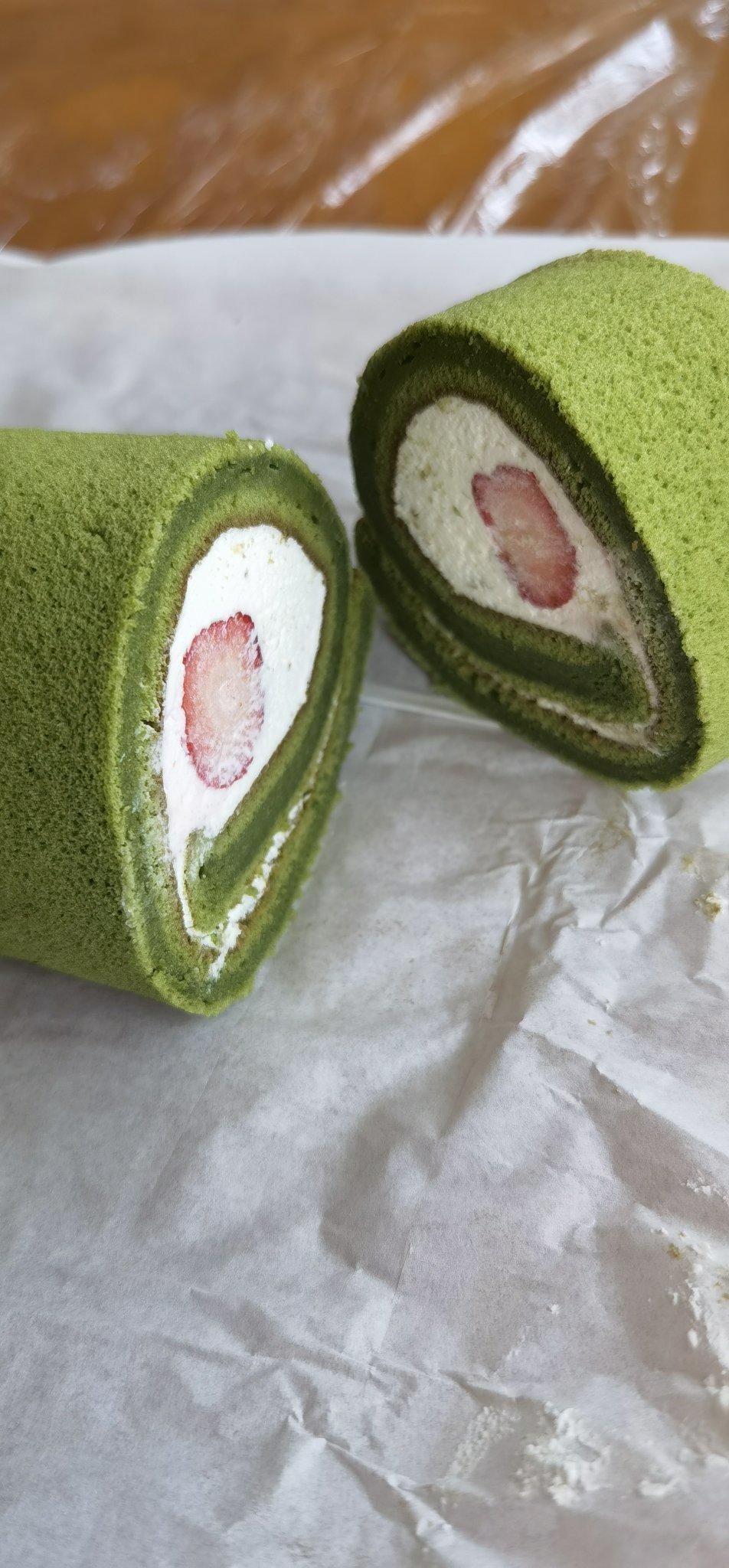 日式抹茶蛋糕卷