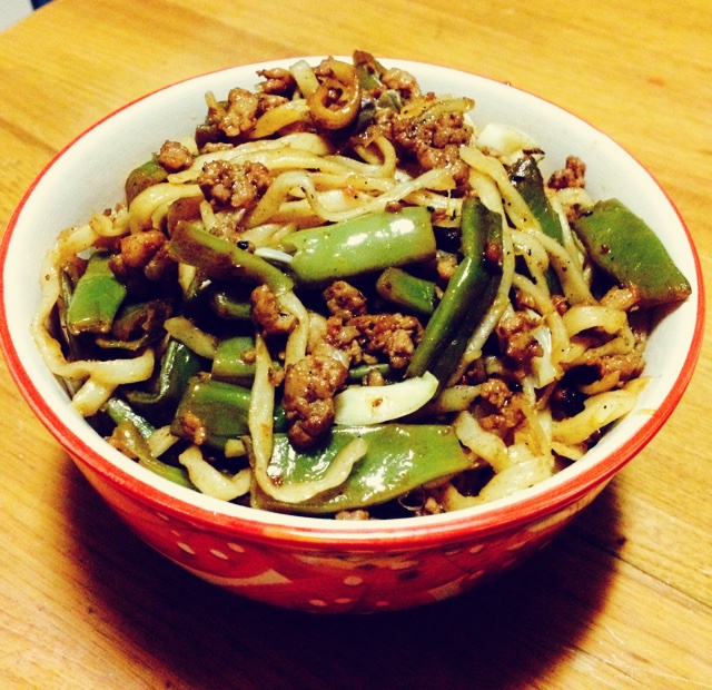 豆角焖面
