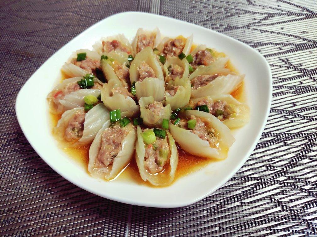 白菜蒸肉丸