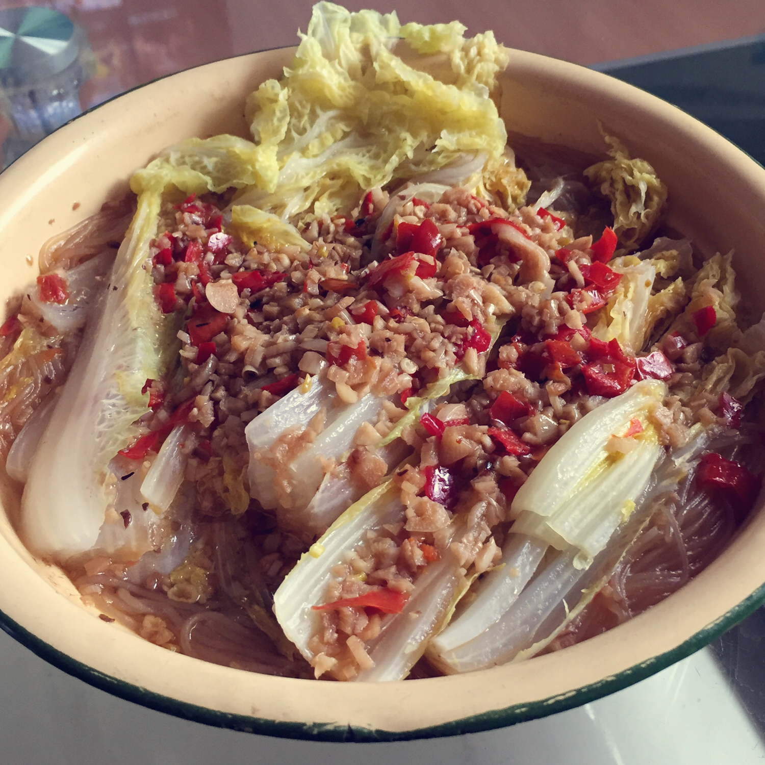 蒜蓉粉丝娃娃菜