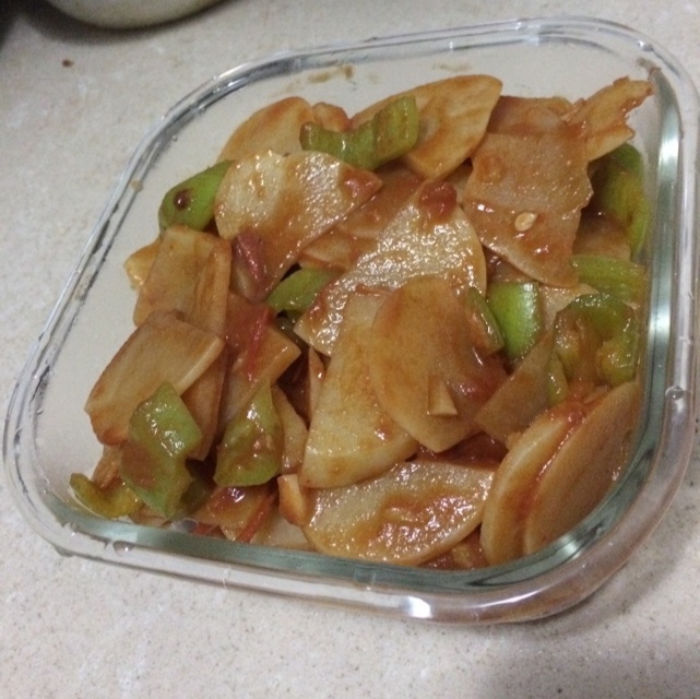 青椒番茄土豆片