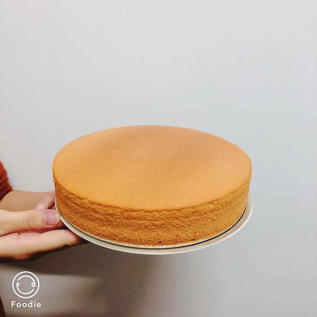 超好记八寸戚风蛋糕（后蛋法）