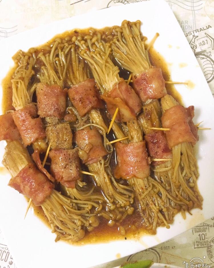 金针菇培根卷